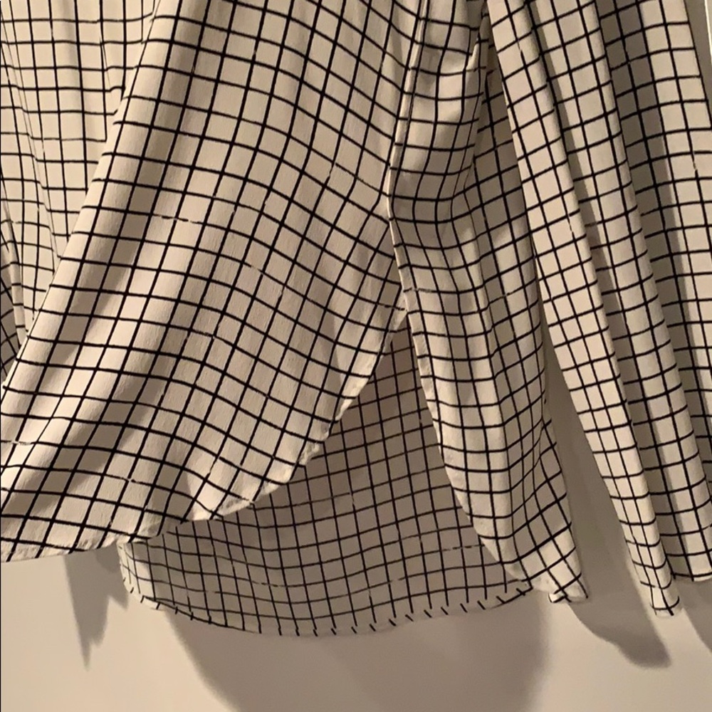 Zara Check patterned Top M - Picture 2 of 3